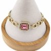 558 Bransoletka elegancka złota 17+2,5cm pozłacana 14k Xuping Austrian Crystal